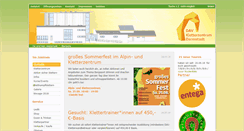 Desktop Screenshot of kletterzentrum-darmstadt.de